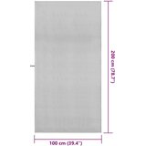 vidaXL Športne brisače 2 pcs Siva 200 x 100 cm Poliester in poliamid | Shoptok.si