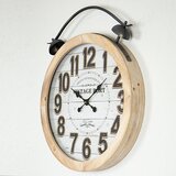  Zidni sat na 1x AA, prečnik 50 cm, bež | Eponuda.com