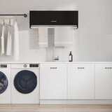 vidaXL Ormar Crni hrast Konstruirano drvo 100 x 32.5 x 35 cm Ormar u