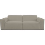 Scandic Svetlo rjava sedežna garnitura iz tkanine bouclé 228 cm Roxy – Cene