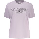 Converse ženska majica kratkih rukava s printom ljubičasta Slike