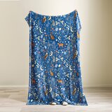 Catherine Lansfield Modra odeja iz mikropliša 130x170 cm Enchanted Twilight Animals – | Shoptok.si