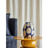 Bloomingville Temno modra/kremno bela vaza iz kamenine (višina 20 cm) Bashir – | Shoptok.si