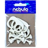 NEBULO Nebulo: Kartonska dekoracija lobanj, set 6 kos Cene