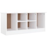 vidaXL Klop za čevlje ALTA bela 100x35x45 cm trdna borovina, (20810945) Cene