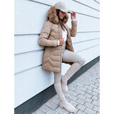 DStreet Kurtka zimowa damska pikowana CAPELLA beżowa | ePonuda.com