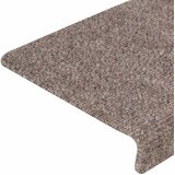  Prostirke za stepenice samoljepljive 15 kom 65x21x4 cm bež pravokutni rub | shoptok.hr