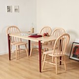 Woody Fashion trpezarijski sto pineios wooden burgundy