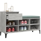  za cipele boja betona 102x36x60 cm konstruirano drvo | shoptok.hr