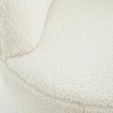 Time fotelj, naravne barve, bela les, tekstil | Shoptok.si