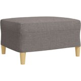 vidaXL Sedežna garnitura 3-delna s stolčkom in blazinami taupe blago, (21339578) | Shoptok.si