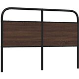 vidaXL Uzglavlje smeđa boja hrasta 135 cm čelik i konstruirano drvo | shoptok.hr