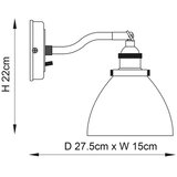  Endon 76334 - Zidno spot svetlo HANSEN 1xE14/40W/230V, u boji bakra | Eponuda.com