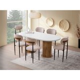 Hanah home Trpezarijski sto Milas-2992, 180x77x90 cm, Bijeli | Eponuda.ba