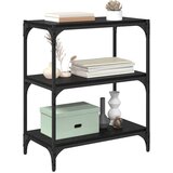 vidaXL Knjigovni omar Črni hrast 40 x 33 x 70.5 cm Konstruiran les | Shoptok.si