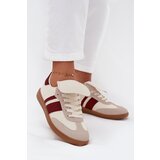 Boto Low Women Sneakers With Folded Tongue Burgundy Ardira Cene