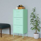 vidaXL Omara za shranjevanje mint zelena 42,5x35x101,5 cm jeklo Cene