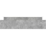  Kreveta s uzglavljem i podnožjem boja betona 200x200 cm | shoptok.hr