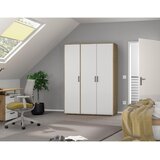 Modern Living Omara S Klasičnimi Vrati Voyager, Barva Hrasta, Bela | Shoptok.si