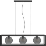 Eglo 390215 - visilica na sajli arangona 3xE27/40W/230V zadimljeno/crno Slike