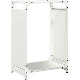 vidaXL stojalo za drva belo 44x28x65 cm hladno valjano jeklo, (21827416) u