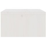  Stalak za monitor bijeli 100 x 27 x 15 cm od masivne borovine | shoptok.hr