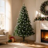  Umjetno božićno drvce 120 cm PVC i metal Zelena | shoptok.hr