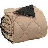 Puni Polna celoletna prevleka Črna in taupe 200 x 200 cm Mikrovlakna, (5000147142) | Shoptok.si
