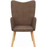  Stolica za opuštanje od tkanine smeđa | shoptok.hr