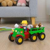  Edukativni traktor sa prikolicom i farmerom sa zvučnim efektima - village | shoptok.hr