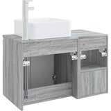  Set namještaja za kupaonicu 2 kom. Siva Sonoma 49.5 x 41 x 80 cm | Shoptok.si