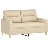 vidaXL 3-dijelni set sofa s jastucima krem od tkanine | shoptok.hr