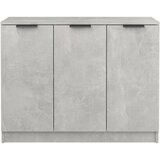  Komoda siva boja betona 90,5x30x70 cm od konstruiranog drva | shoptok.hr