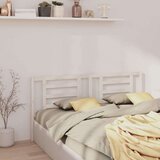  Uzglavlje za krevet bijelo 166 x 4 x 100 cm od masivne borovine | shoptok.hr