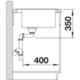 Blanco PLEON 8 CRNA 700x510/220 mm | ePonuda.com