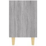  Noćni ormarići s drvenim nogama 2 kom boja hrasta 40x30x50 cm | shoptok.hr