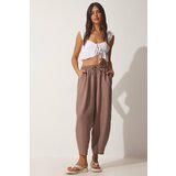 Happiness İstanbul Pants - Brown - Carrot pants Cene