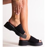 Big Star Beige slides with fur Adelma | Shoptok.si