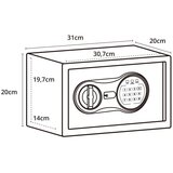 MID.YOU Trezor Safe Compact Iii, Črna | Shoptok.si