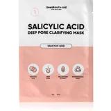 Salicylic Acid Deep Pore Clarifying Mask maska iz platna s salicilno kislino 34 g