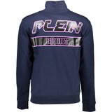 Plein Sport MEN&#39;S BLUE SWEATSHIRT WITH ZIP | Shoptok.si