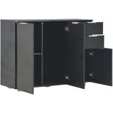 Komoda visoki sjaj crna 107x35x80 5 cm | shoptok.hr