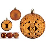  Set božićnih kuglica Oranžna PVC Ø 8 cm (12 kom.) | shoptok.hr