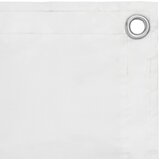 Balkonski zastor bijeli 75 x 400 cm od tkanine Oxford | shoptok.hr