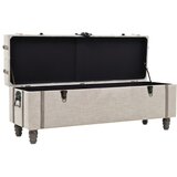  3-dijelni set klupa za pohranu 112x37x45 cm od drva i čelika | Eponuda.ba