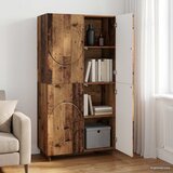  Visoka komoda Staro drvo 79 x 41 x 151 cm Konstruirano drvo Slike