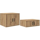  Omara za shranjevanje Artisan Oak 108x41x40 cm iz inženirskega lesa | Shoptok.si