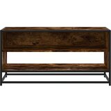 TV ormarić boja hrasta 91x40x46 cm konstruirano drvo i metal | shoptok.hr
