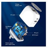 Ldnio A2522C 30W kućni punjač sa led ekranom i usb-c na usb-c kablom | ePonuda.com