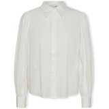 Y.a.s Topi & Bluze YAS Noos Philly Shirt L/S - Star White Bela Cene